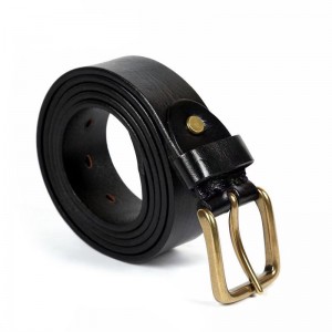 Чоловічий шкіряний ремінь Bolton чорний