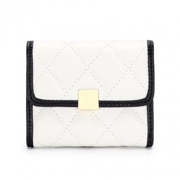 Женский кожаный кошелек Beatrice белый фото