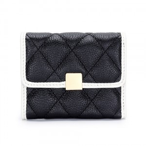 Жіночий шкіряний гаманець Beatrice чорний