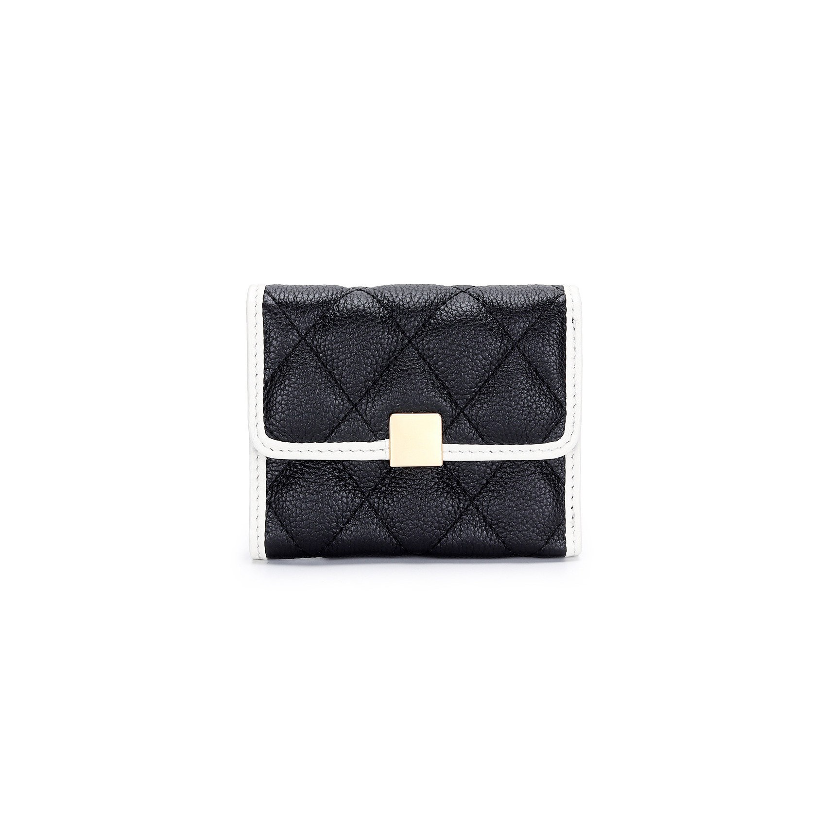 Женский кожаный кошелек Beatrice черный