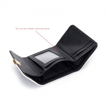 Женский кожаный кошелек Beatrice черный фото