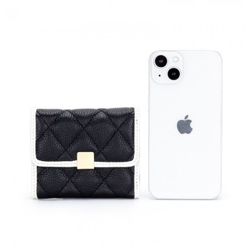 Женский кожаный кошелек Beatrice черный фото