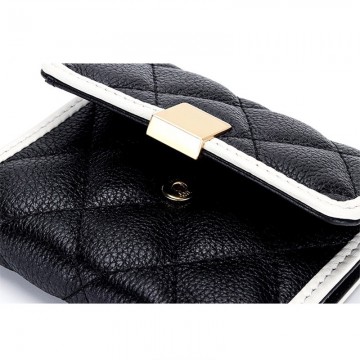 Жіночий шкіряний гаманець Beatrice чорний фото