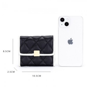 Женский кожаный кошелек Beatrice черный фото