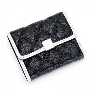 Жіночий шкіряний гаманець Beatrice чорний