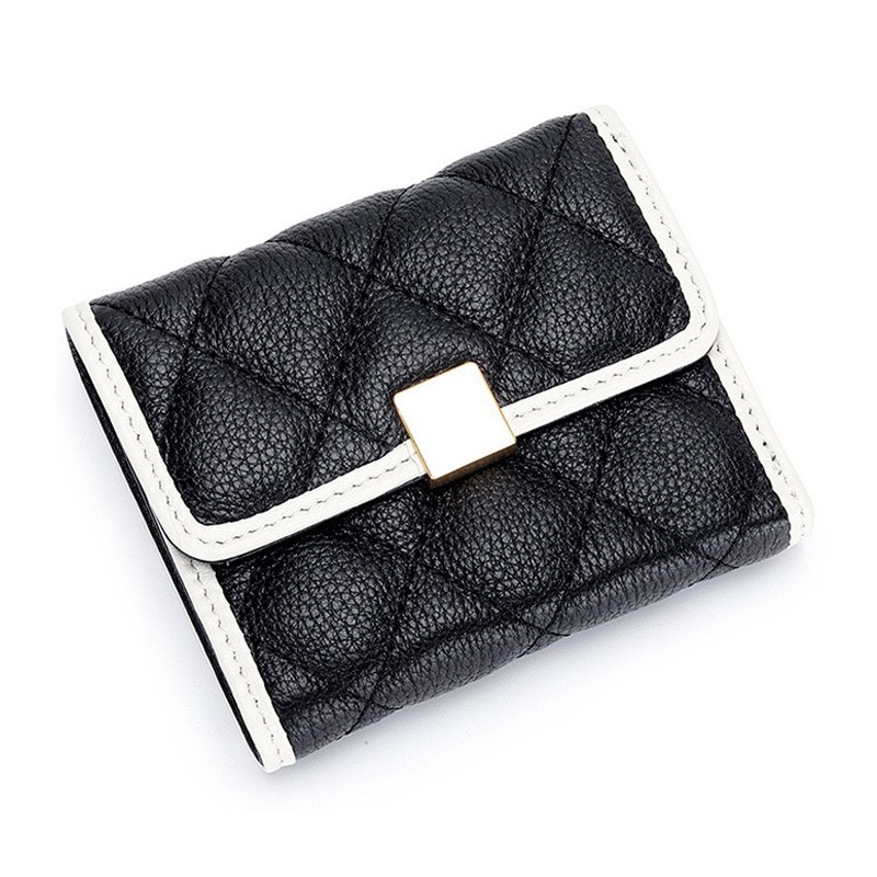 Женский кожаный кошелек Beatrice черный