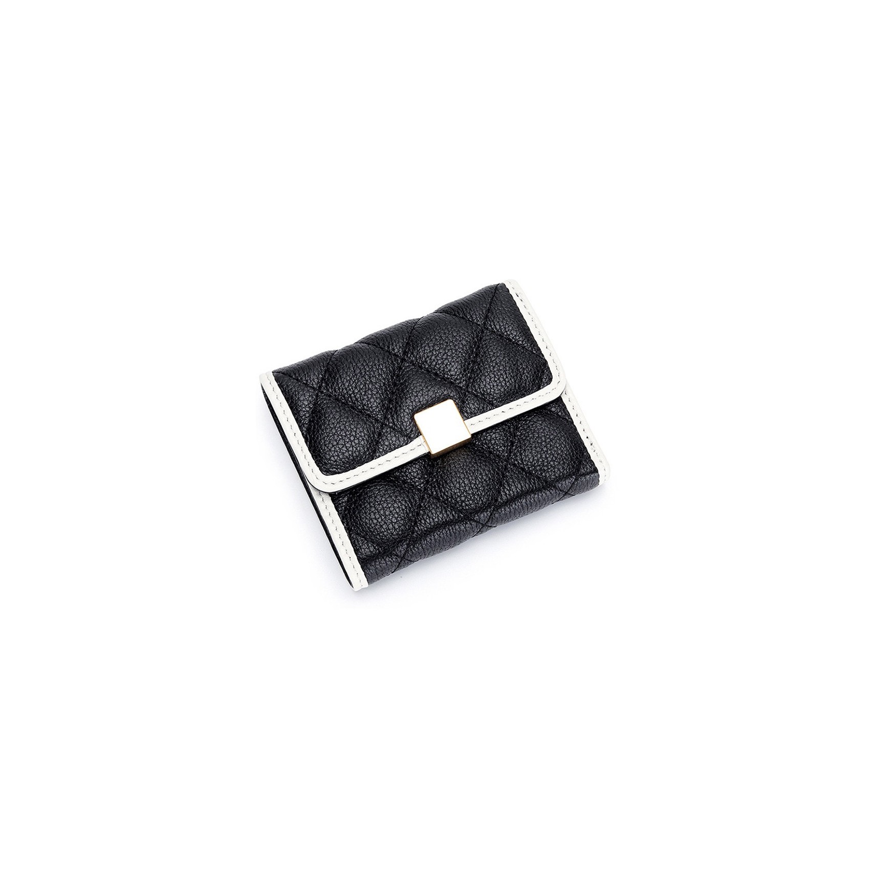 Женский кожаный кошелек Beatrice черный