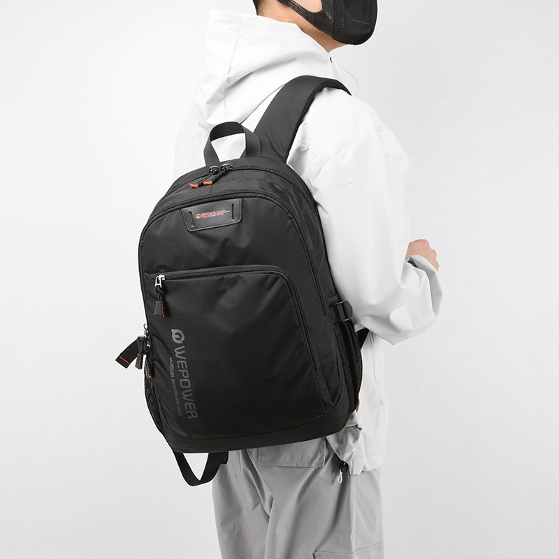 Чоловічий рюкзак для ноутбука WePower чорний - 2 фото