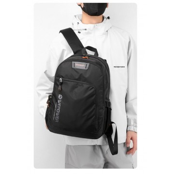 Мужской рюкзак для ноутбука WePower черный фото