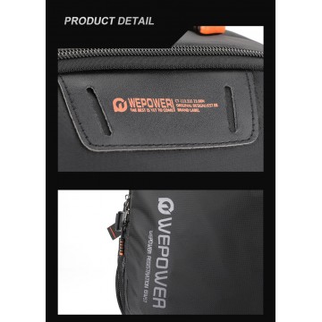 Мужской рюкзак для ноутбука WePower черный фото