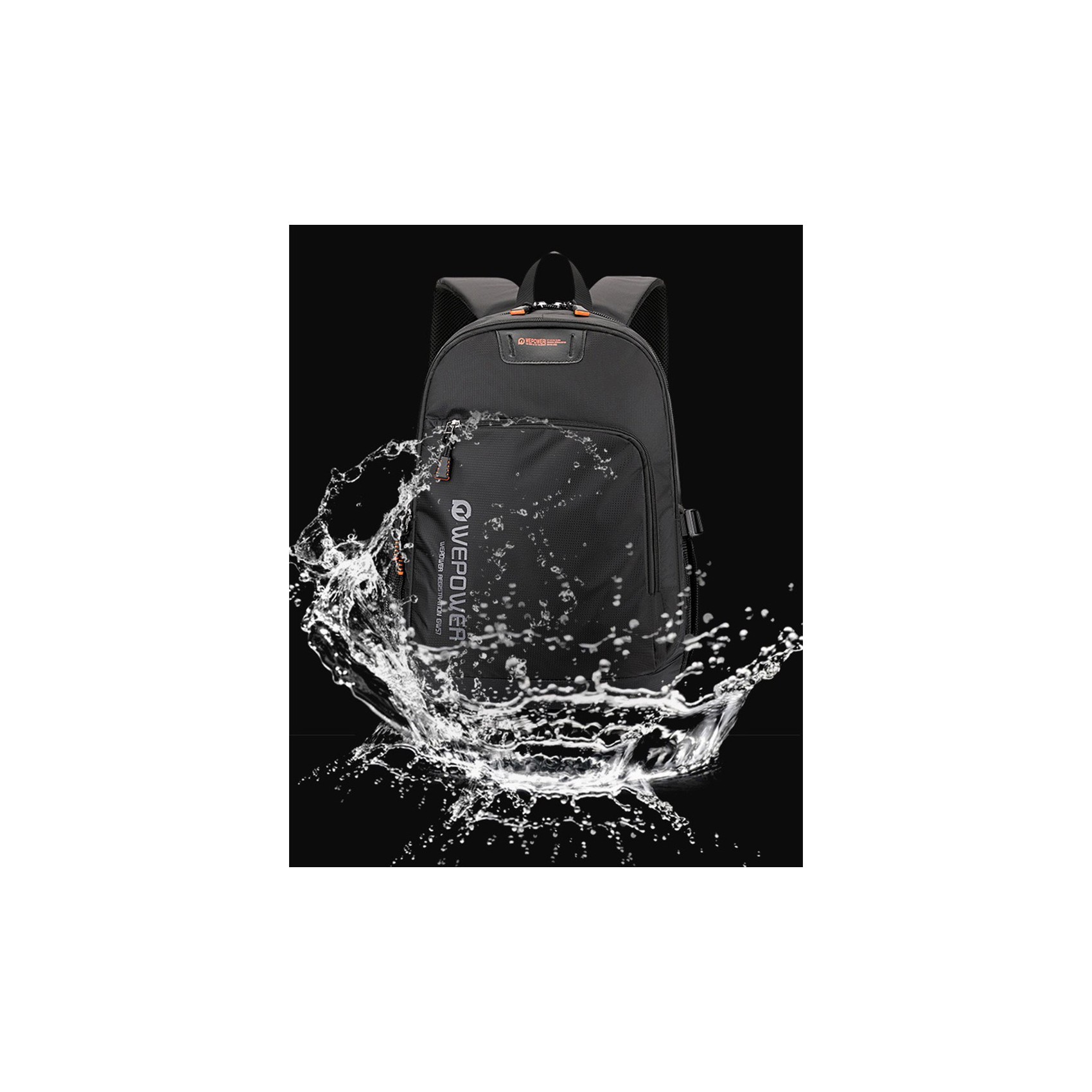 Чоловічий рюкзак для ноутбука WePower чорний