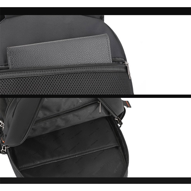 Мужской рюкзак для ноутбука WePower черный - 13 фото