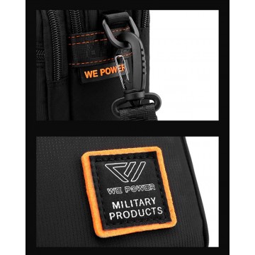 Чоловіча сумка барсетка Power через плече чорна фото