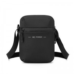 Чоловіча сумка барсетка WePower через плече чорна