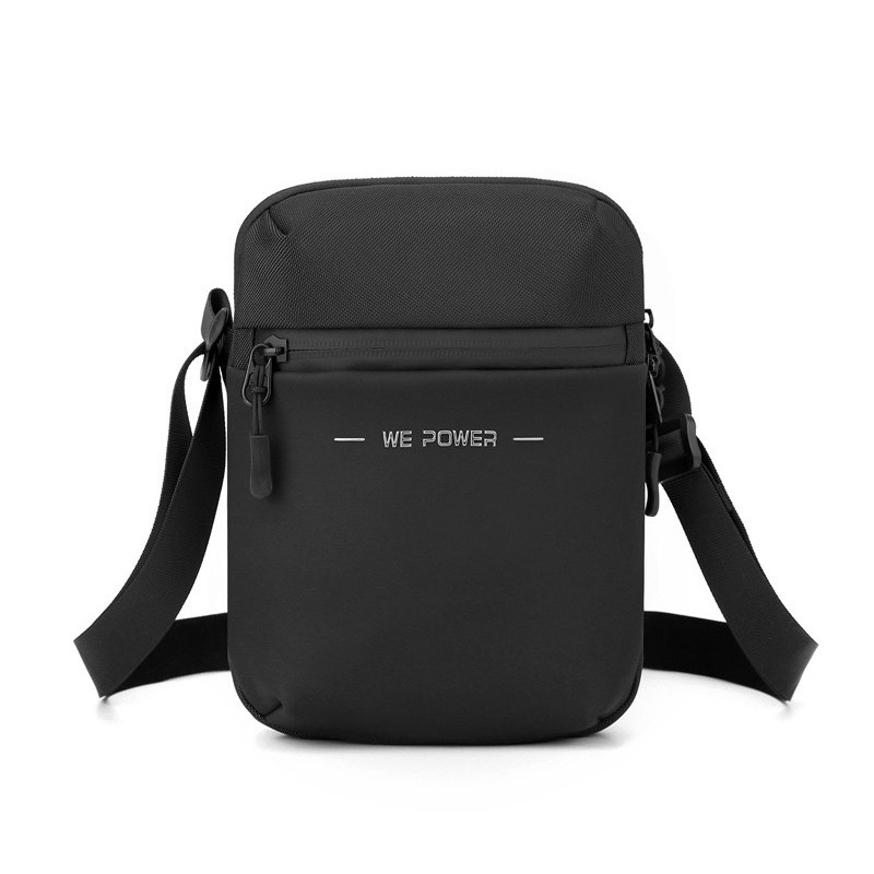 Чоловіча сумка барсетка WePower через плече чорна