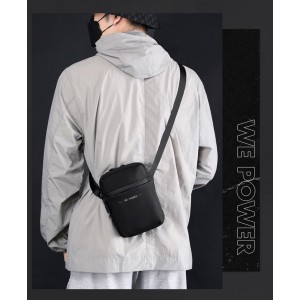 Чоловіча сумка барсетка WePower через плече чорна