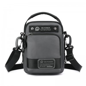 Мужская сумка барсетка Ewan через плечо серая