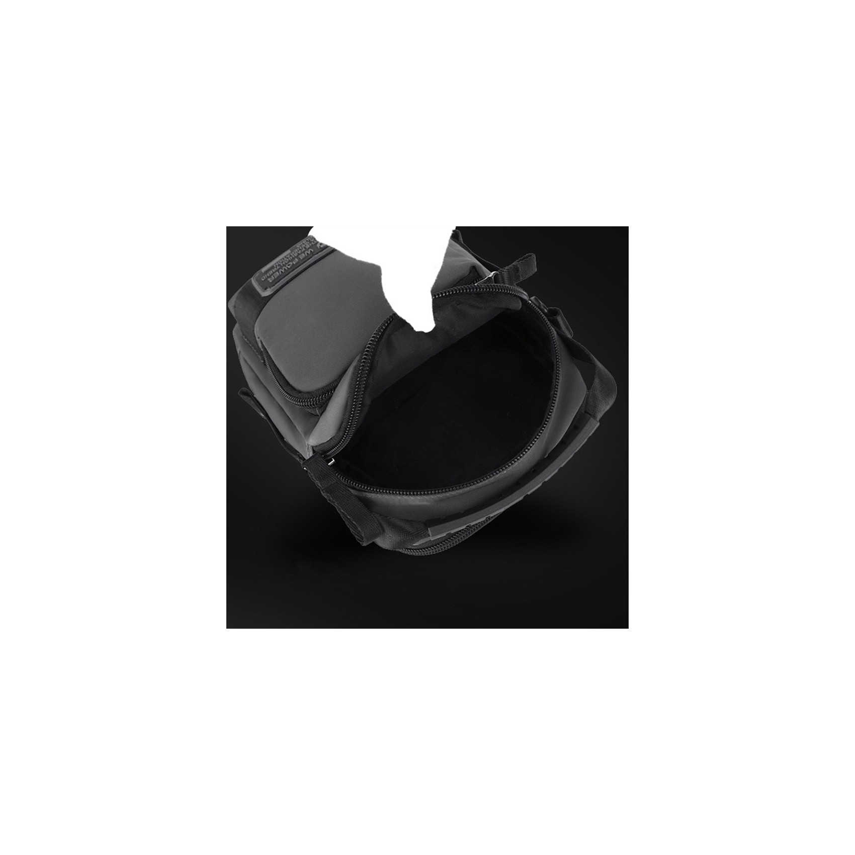 Чоловіча сумка барсетка Ewan через плече сіра