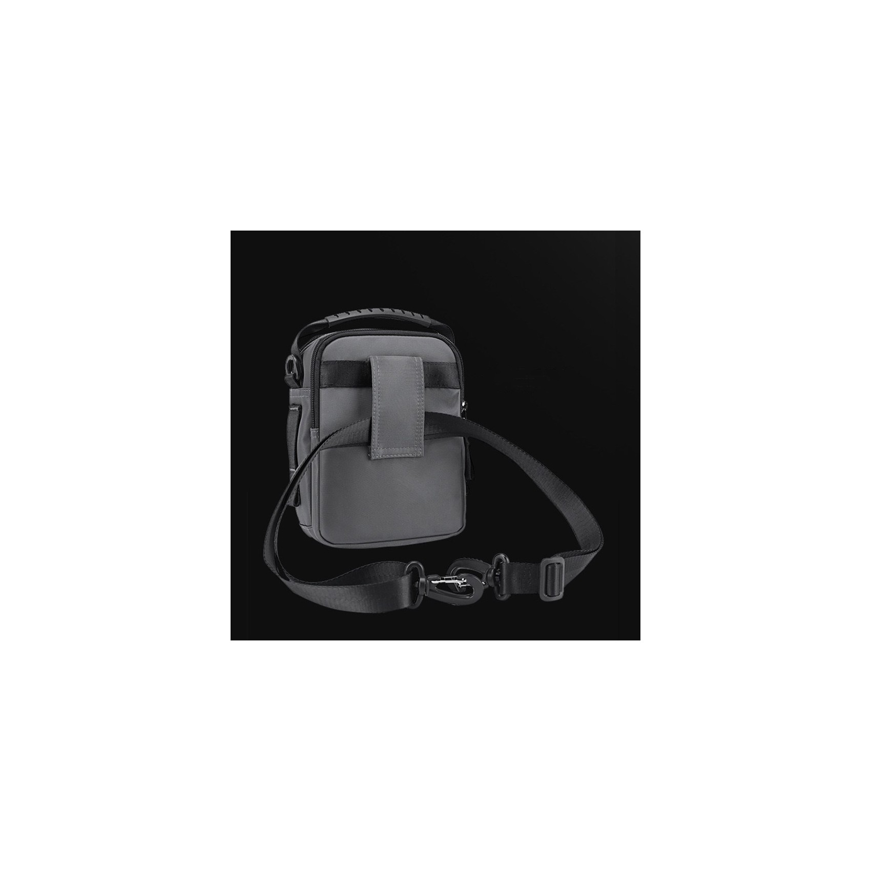 Чоловіча сумка барсетка Ewan через плече сіра