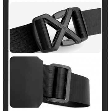 Сумка бананка на пояс Flint черная фото