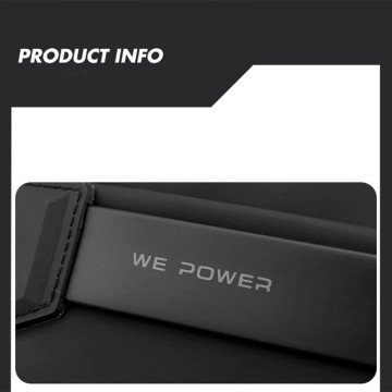 Сумка бананка на пояс Flint черная фото