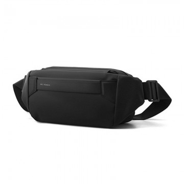 Сумка бананка на пояс Flint чорна фото