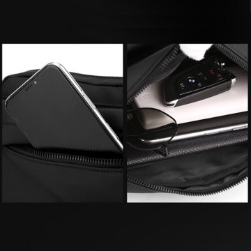 Мужская сумка через плечо Walker черная фото