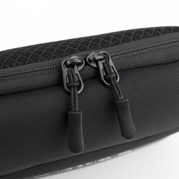 Сумка бананка на пояс WePower черная фото