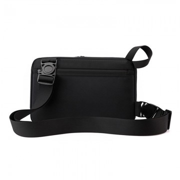 Чоловіча сумка слінг WePower через плече чорна фото