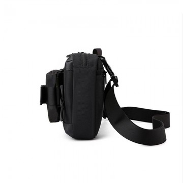 Чоловіча сумка слінг WePower через плече чорна фото