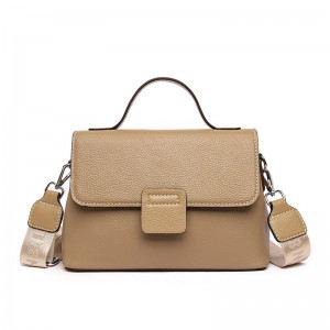 Жіноча шкіряна сумка Charlotte бежева