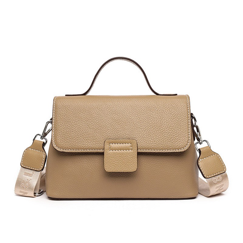 Жіноча шкіряна сумка Charlotte бежева