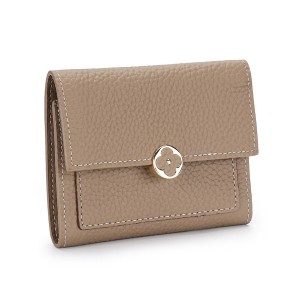 Женский кожаный кошелек Whitney бежевый