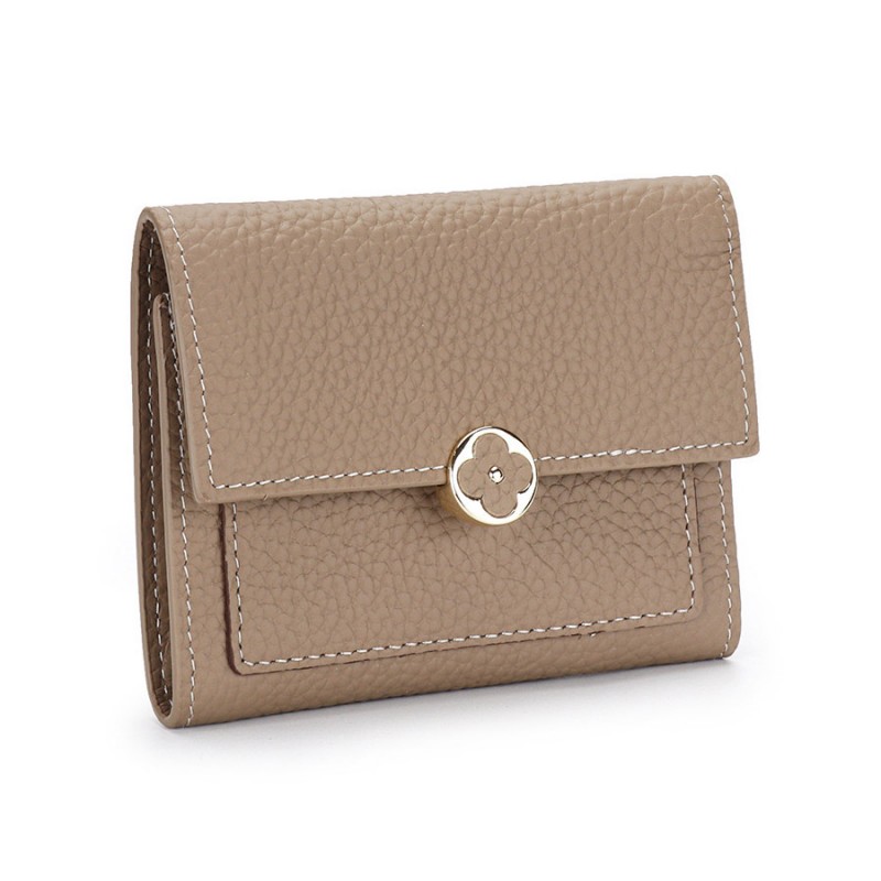 Жіночий шкіряний гаманець Whitney бежевий