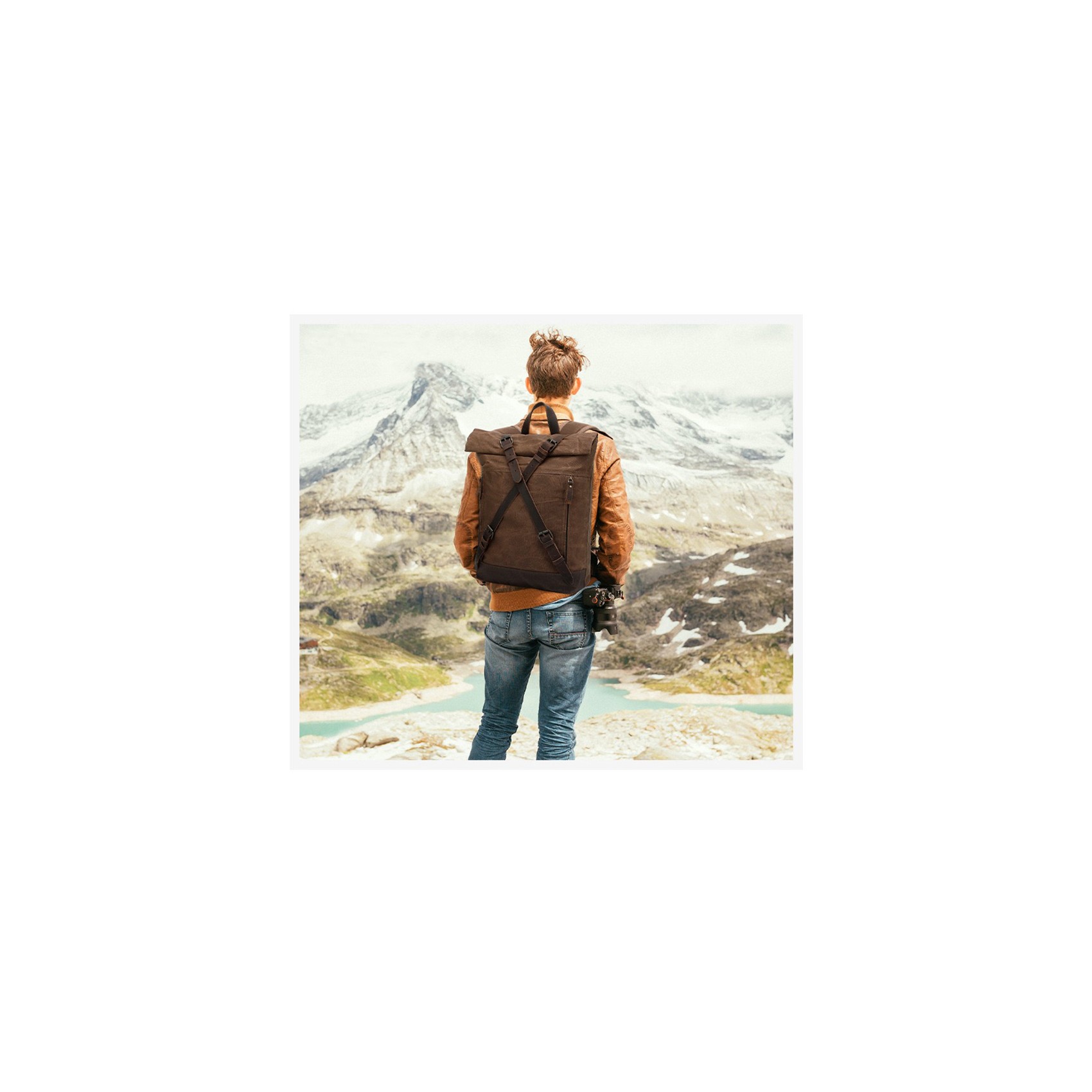 Чоловічий міський рюкзак Howard коричневий