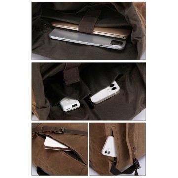 Мужской городской рюкзак Howard коричневый фото