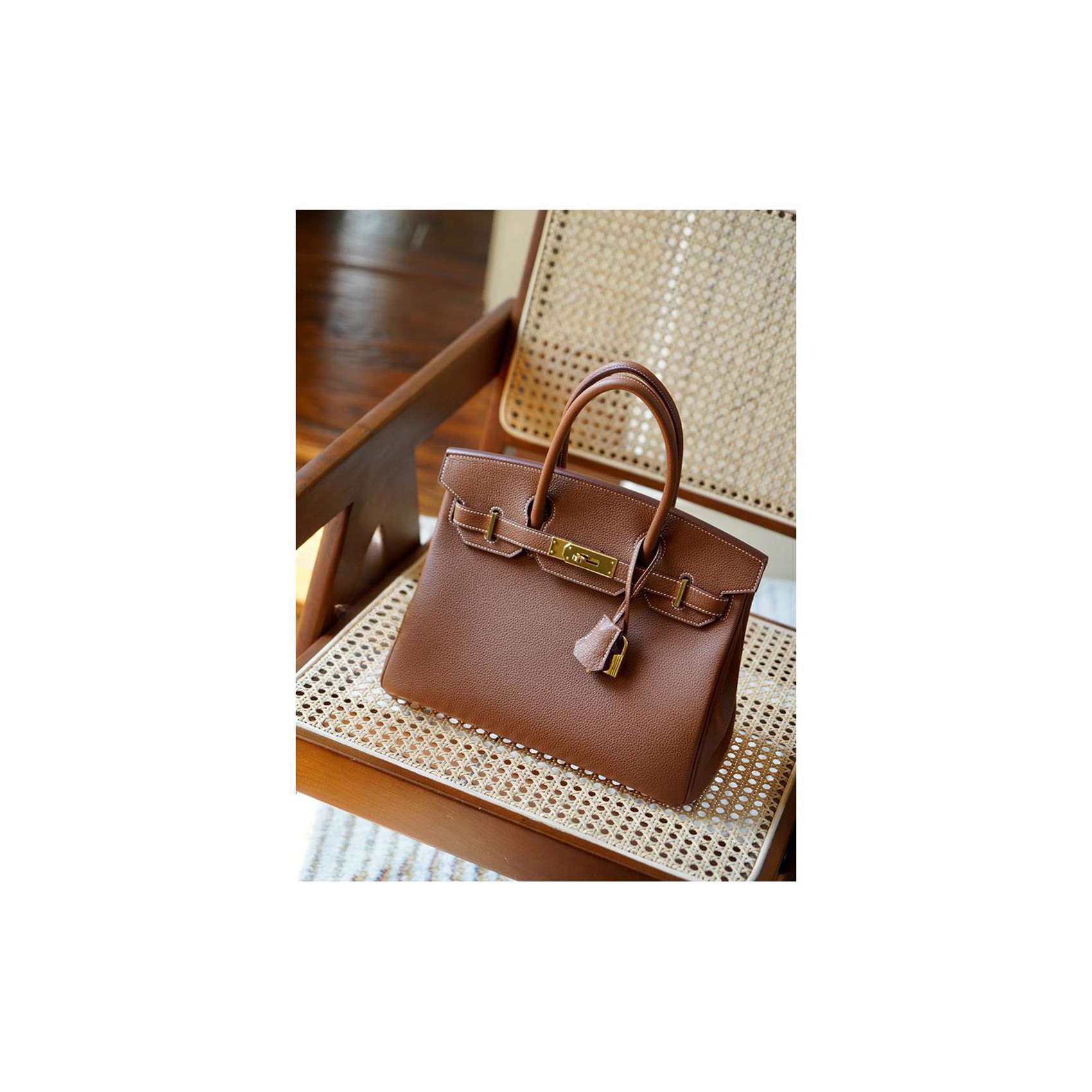 Жіноча шкіряна сумка Brigitte 30 коричнева