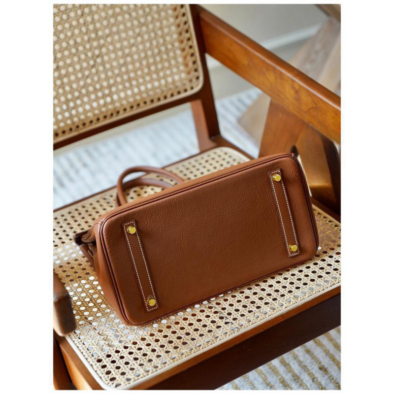 Жіноча шкіряна сумка Brigitte 30 коричнева - 8 фото