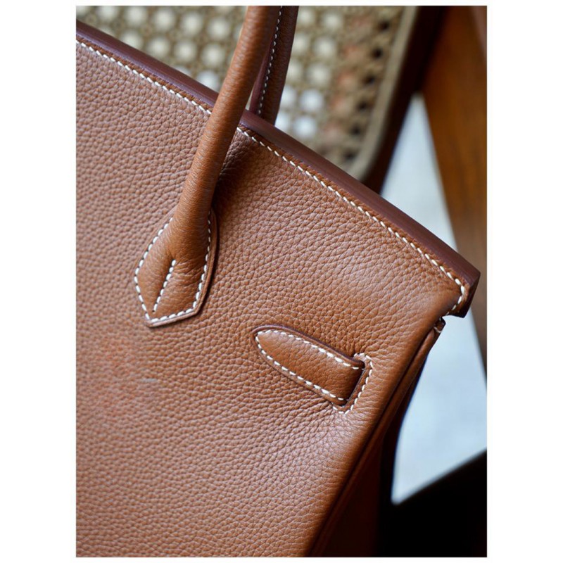 Женская кожаная сумка Brigitte 30 коричневая - 12 фото