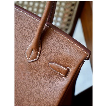 Жіноча шкіряна сумка Brigitte 30 коричнева фото