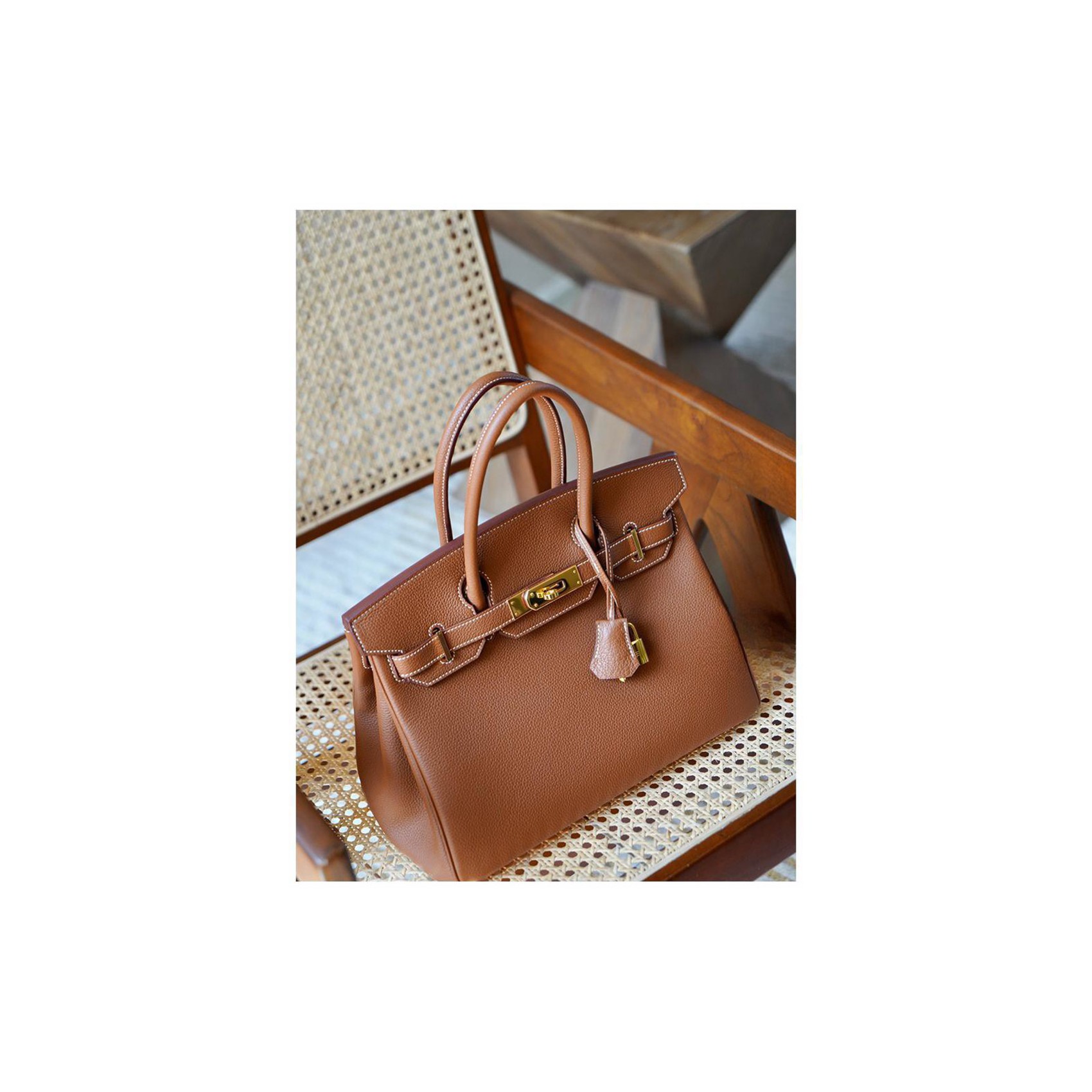 Жіноча шкіряна сумка Brigitte 30 коричнева