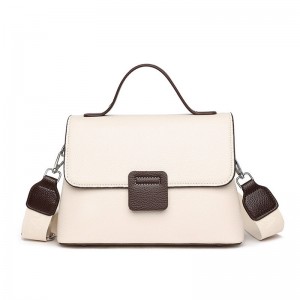 Жіноча шкіряна сумка Charlotte молочна