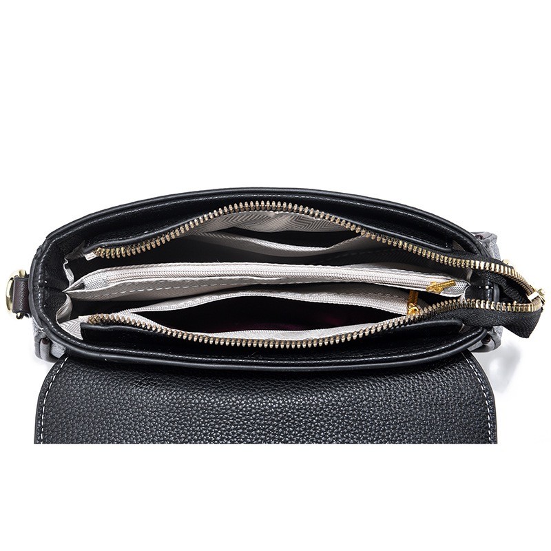 Жіноча сумка через плече Elodie чорна - 9 фото