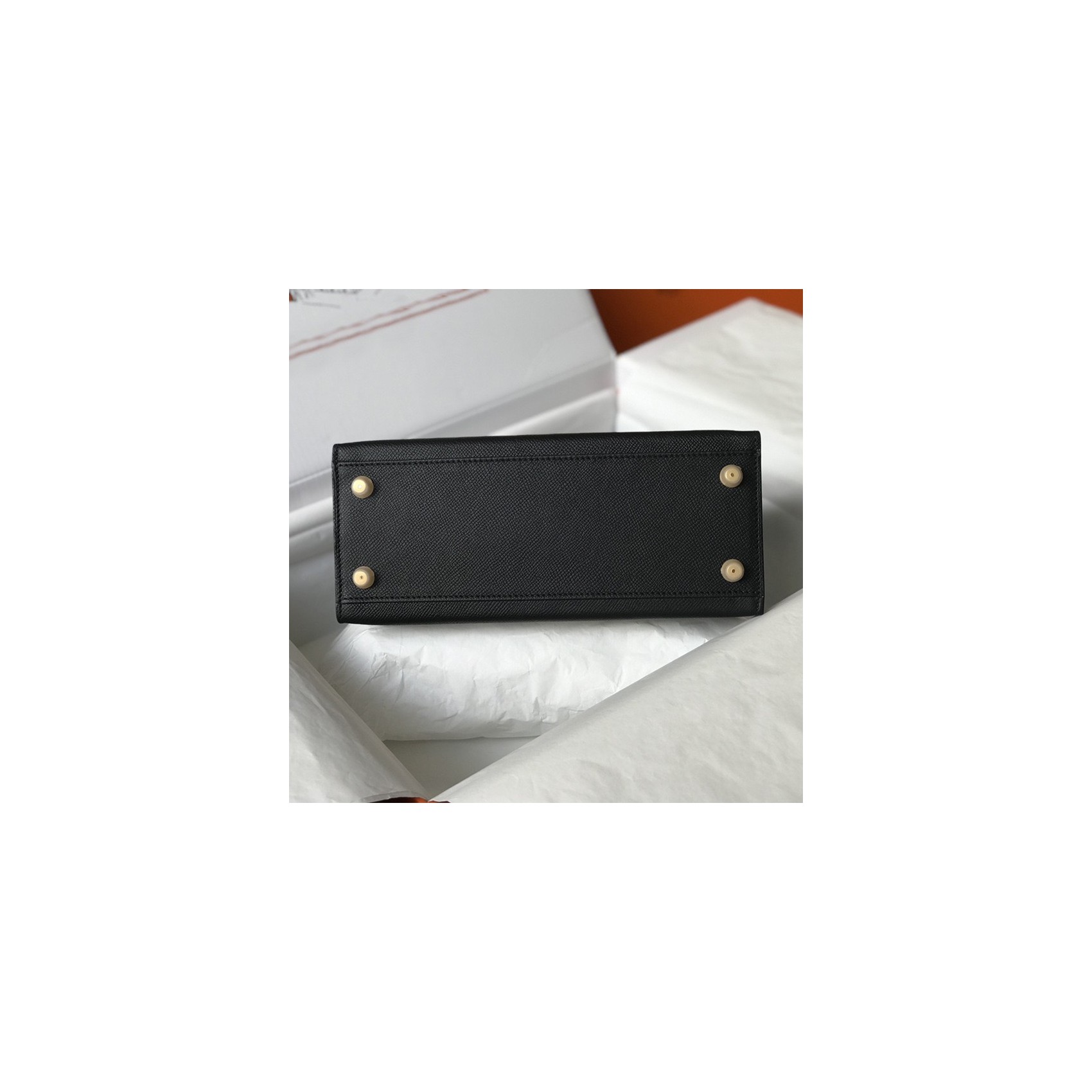 Жіноча шкіряна сумка Kelly чорна