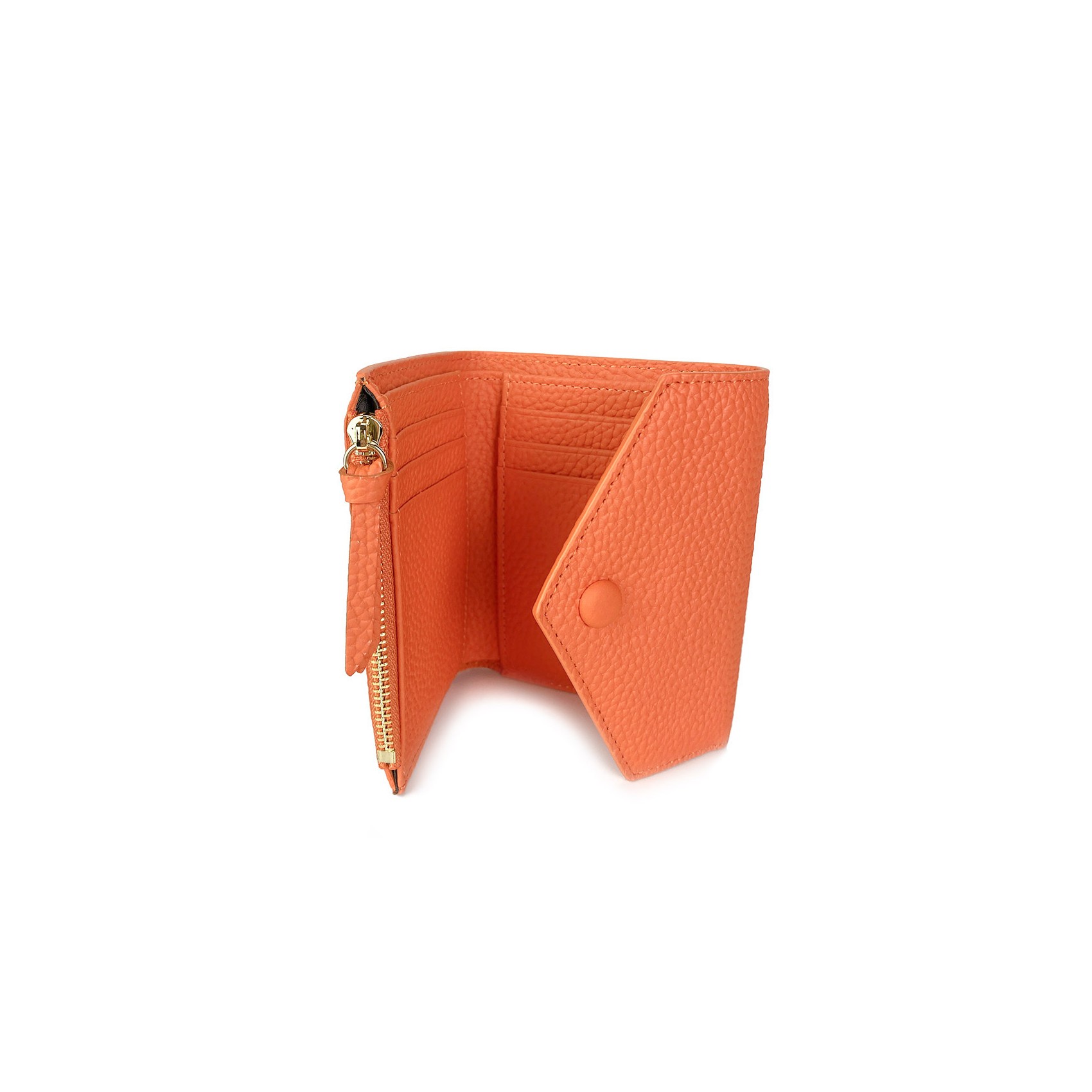 Жіночий шкіряний гаманець Ellie помаранчевий
