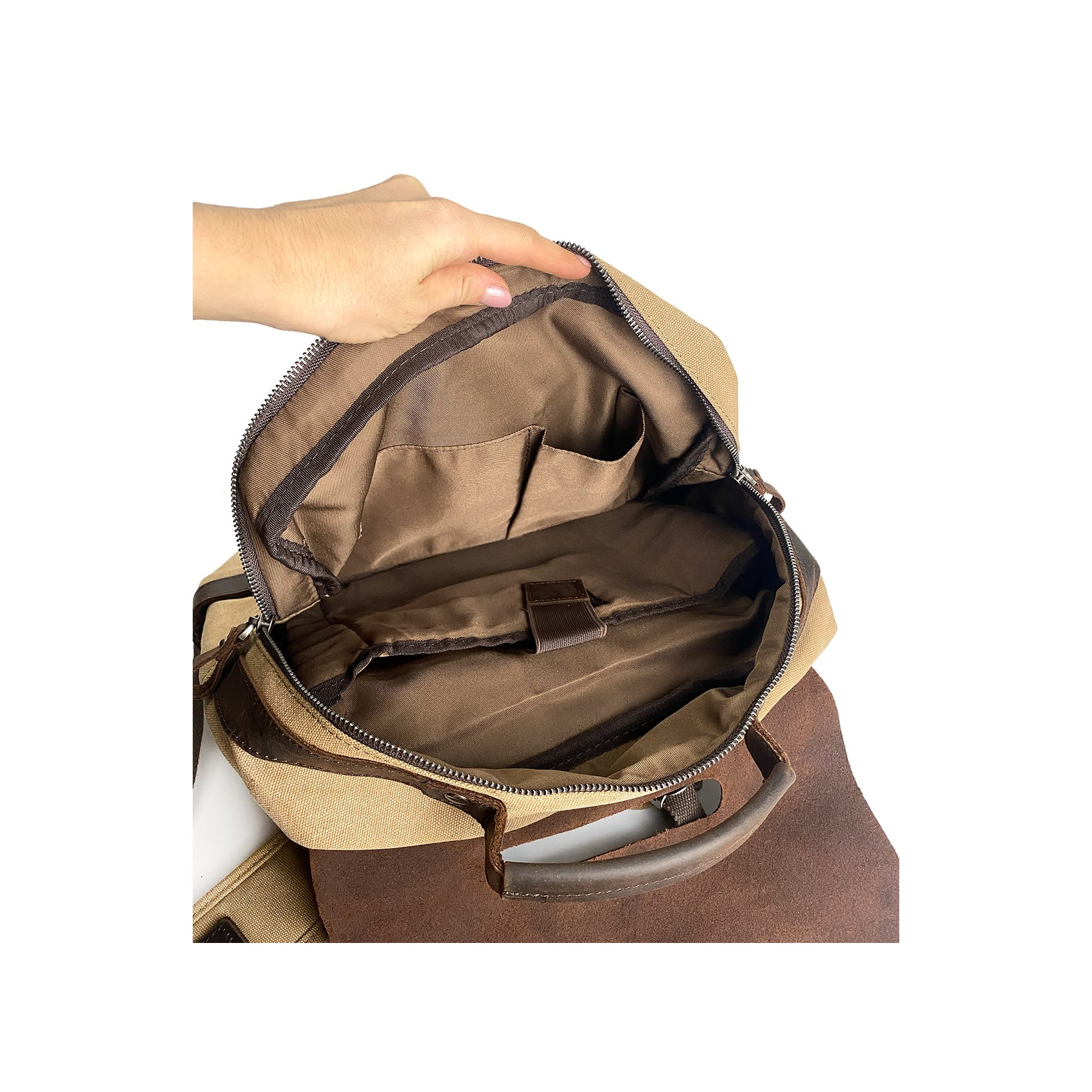 Чоловічий міський рюкзак Nicholas світло-коричневий