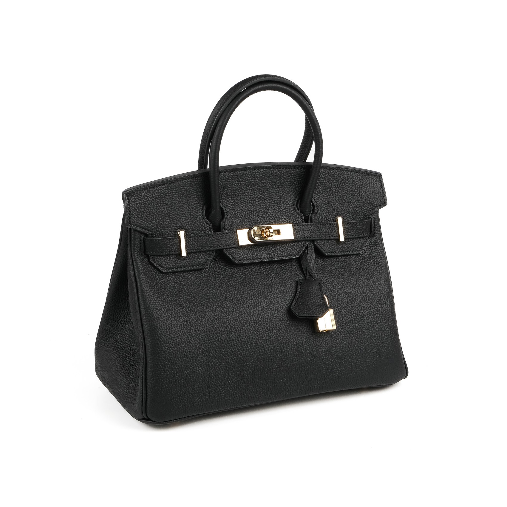 Женская кожаная сумка Brigitte 30 черная