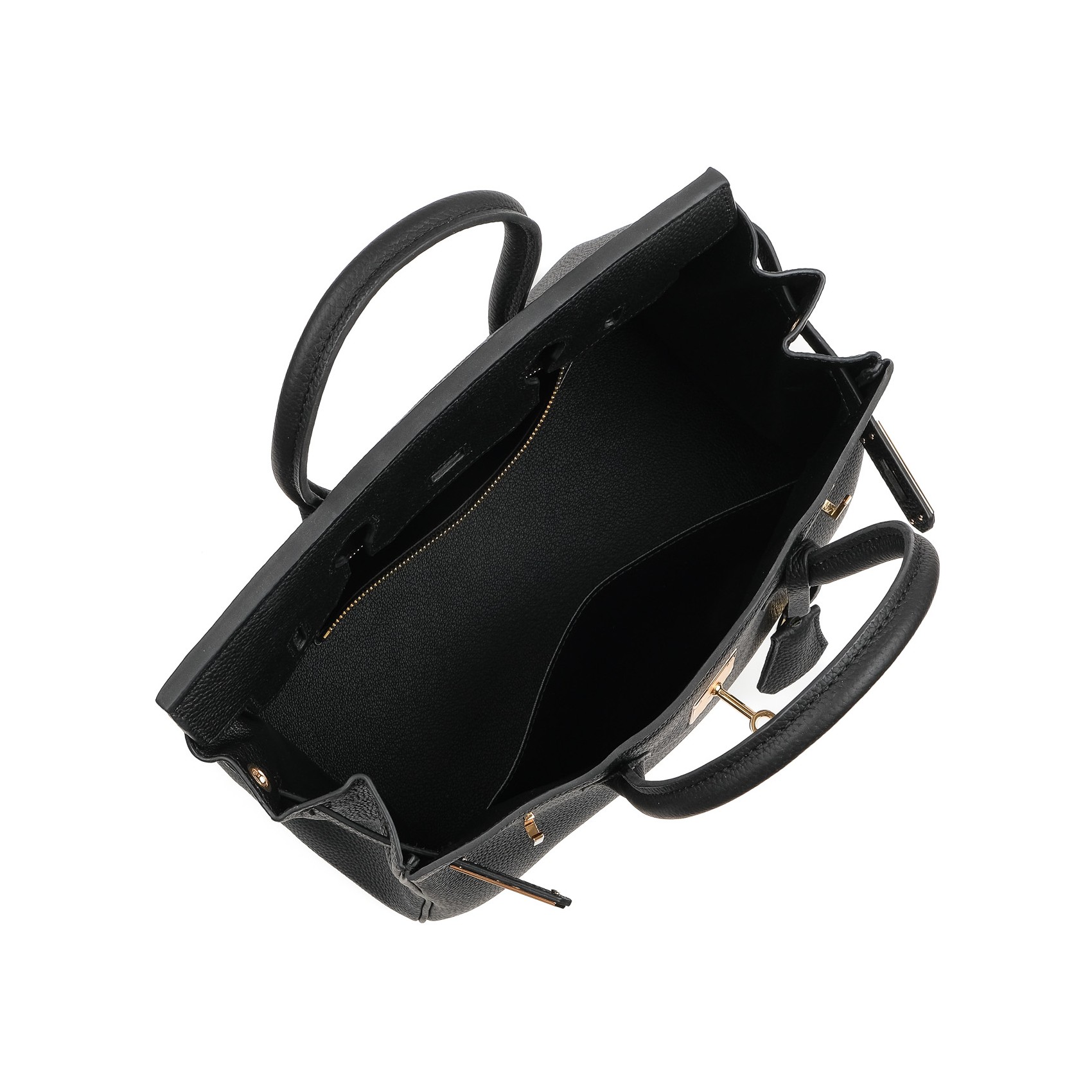 Жіноча шкіряна сумка Brigitte 30 чорна