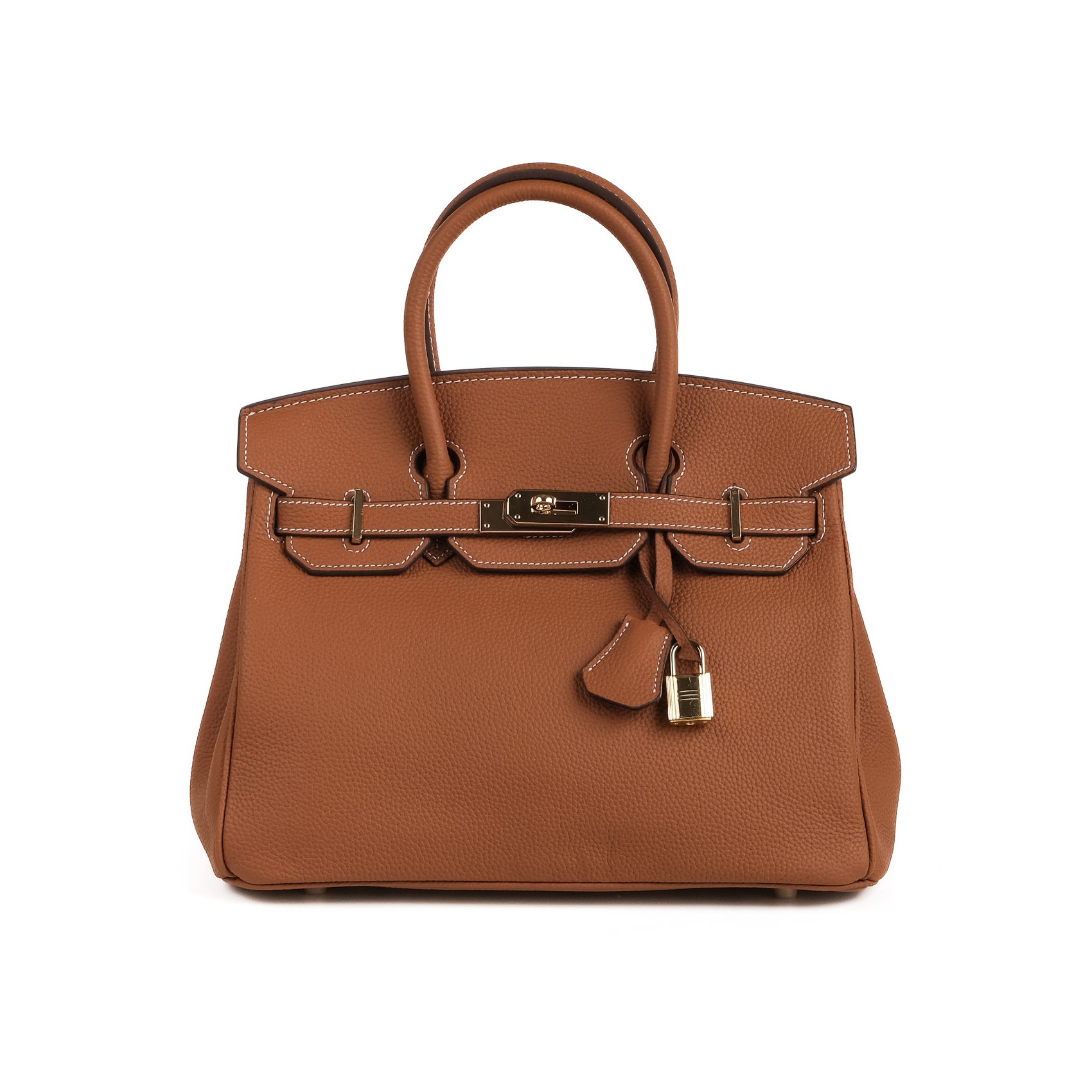 Женская кожаная сумка Brigitte 30 коричневая