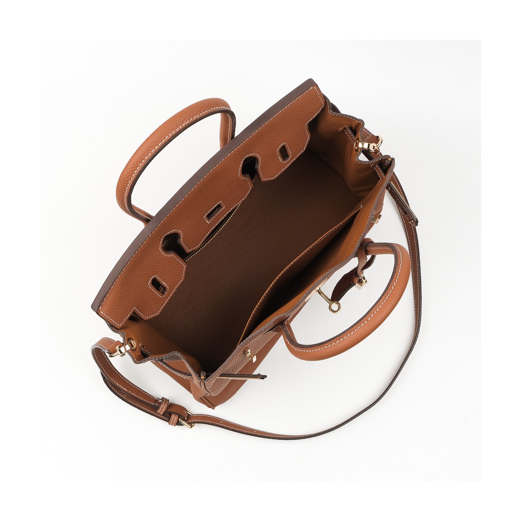 Жіноча шкіряна сумка Brigitte 30 коричнева